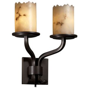 LumenAria Sonoma Cylinder Double Wall Sconce by Justice Design Group - Starlight Lighting USA and Canada